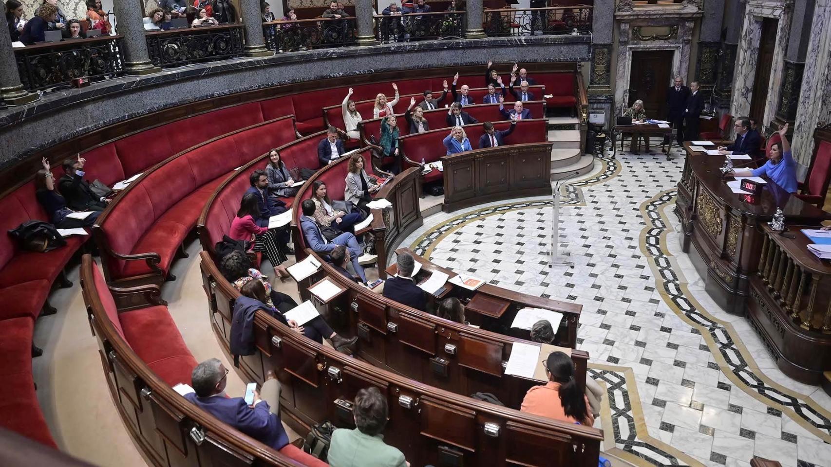 Pleno del Ayuntamiento de Valencia.