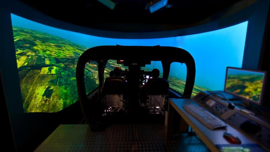 Práctica de simulador de vuelo.