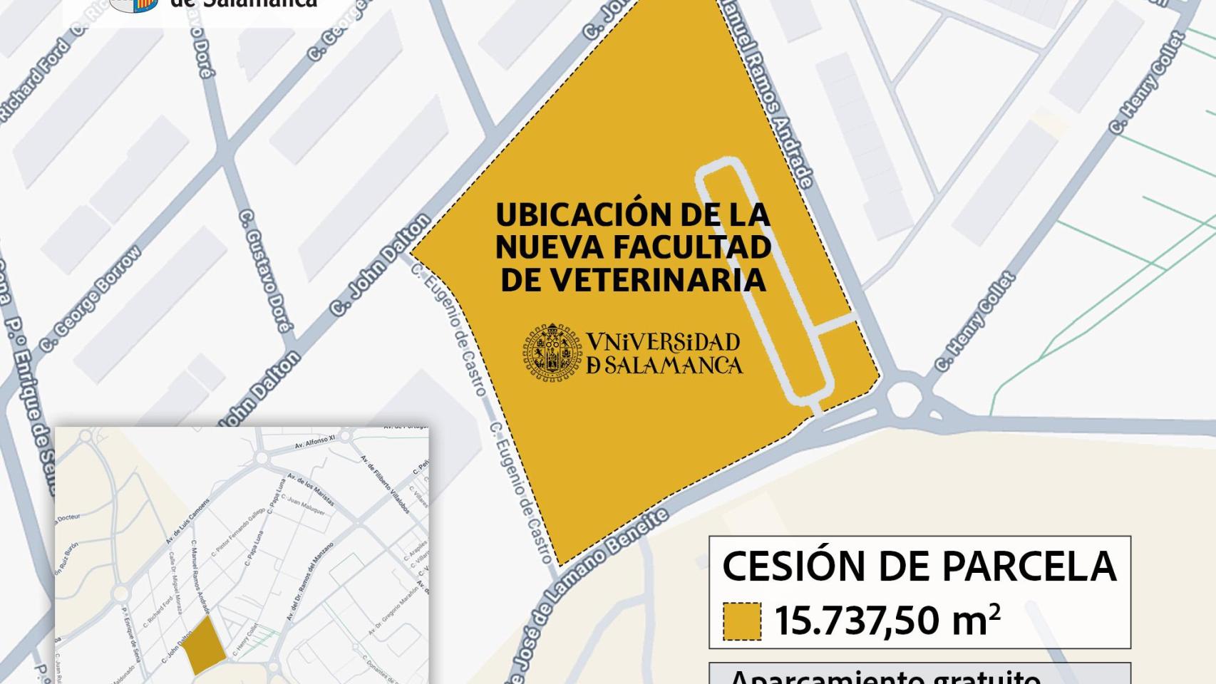 Ubicación de la facultad de Veterinaria