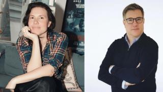 Kate Dohaney, directora ejecutiva de GiffGaff, y Jörg Kablitz, director del negocio Mayorista y de Partners de Telefónica Alemania.