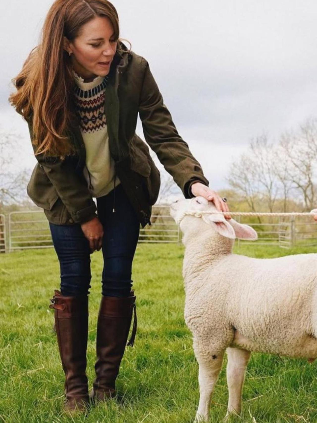 Kate Middleton con botas ecuestres.