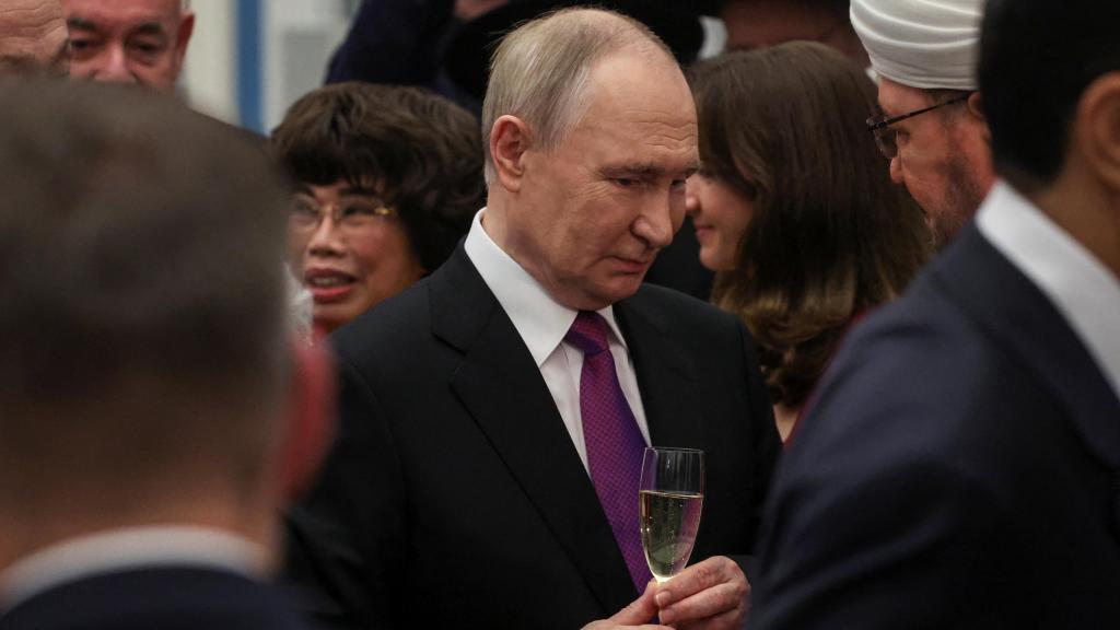 Vladímir Putin, durante la ceremonia del Día de la Unidad Nacional, en Moscú.