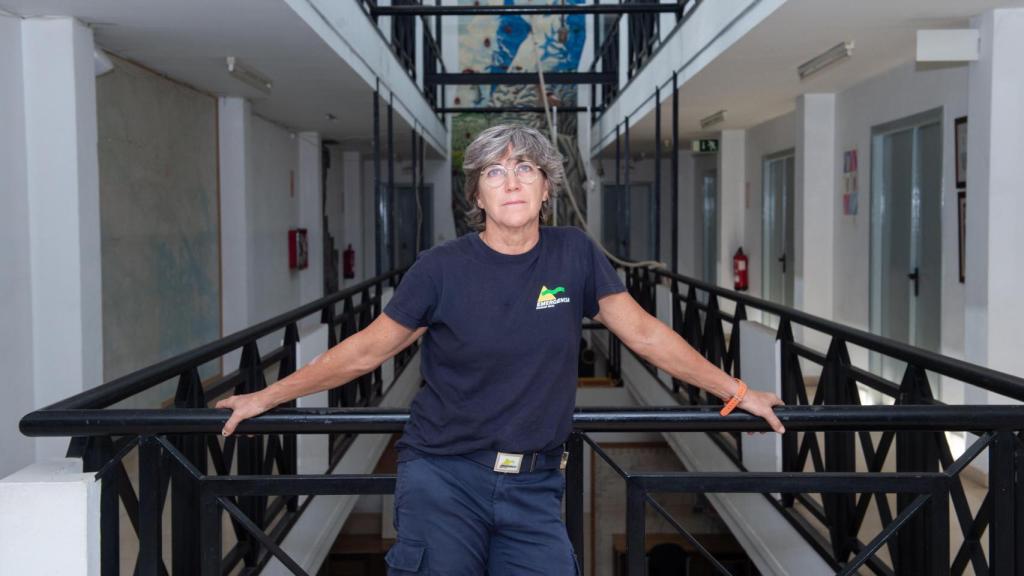 María Luisa Cabañero, cabo de bomberos en Puertollano.