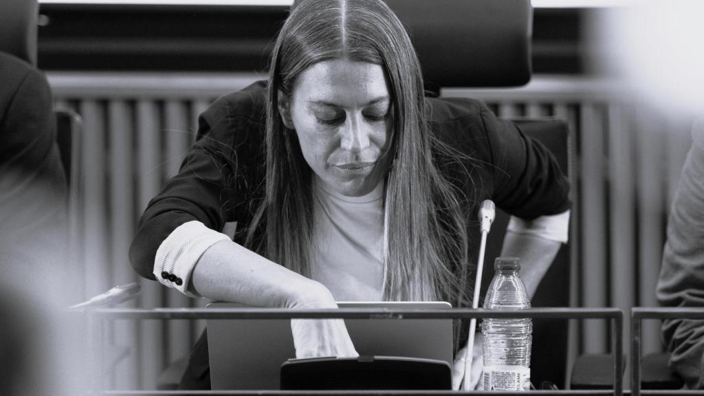 Miriam Nogueras, este jueves.