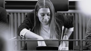 Miriam Nogueras, este jueves.