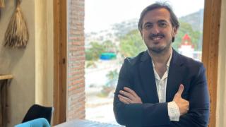 Nacho Velilla, CEO de Templus, posa tras la entrevista con EL ESPAÑOL de Málaga.