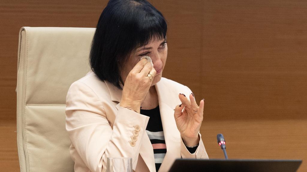 Toñi García comparece ante la comisión de investigación de la dana, en el Congreso de los Diputados. Europa Press / Eduardo Parra