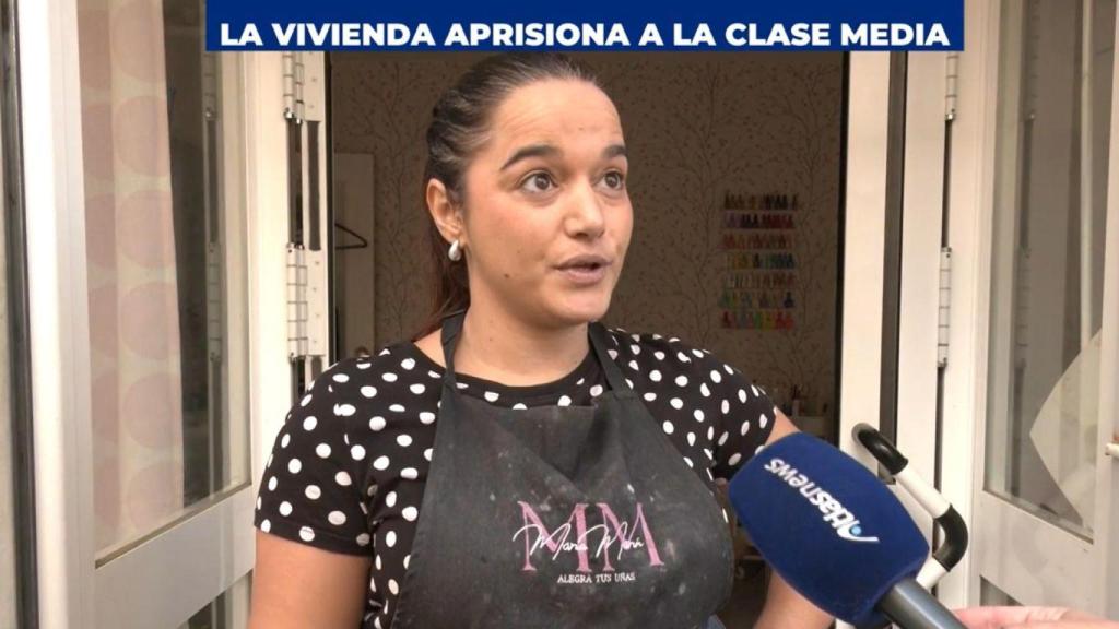 María, trabajadora autónoma.