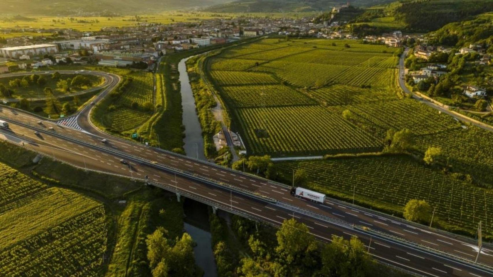 Una autopista de Abertis.