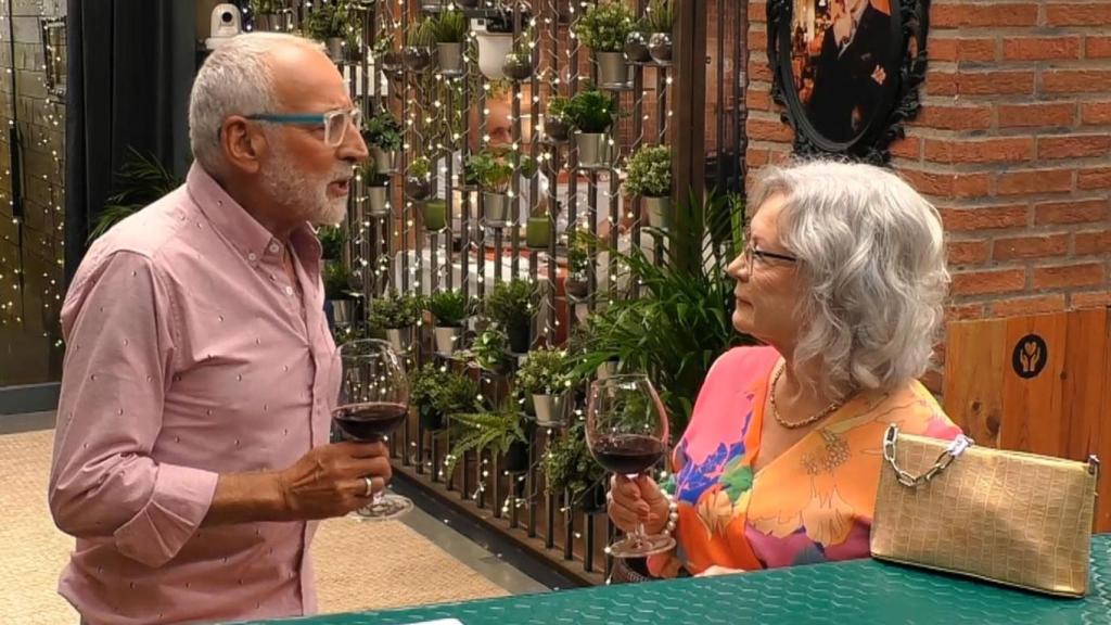 Carmen y Artur en 'First Dates'.