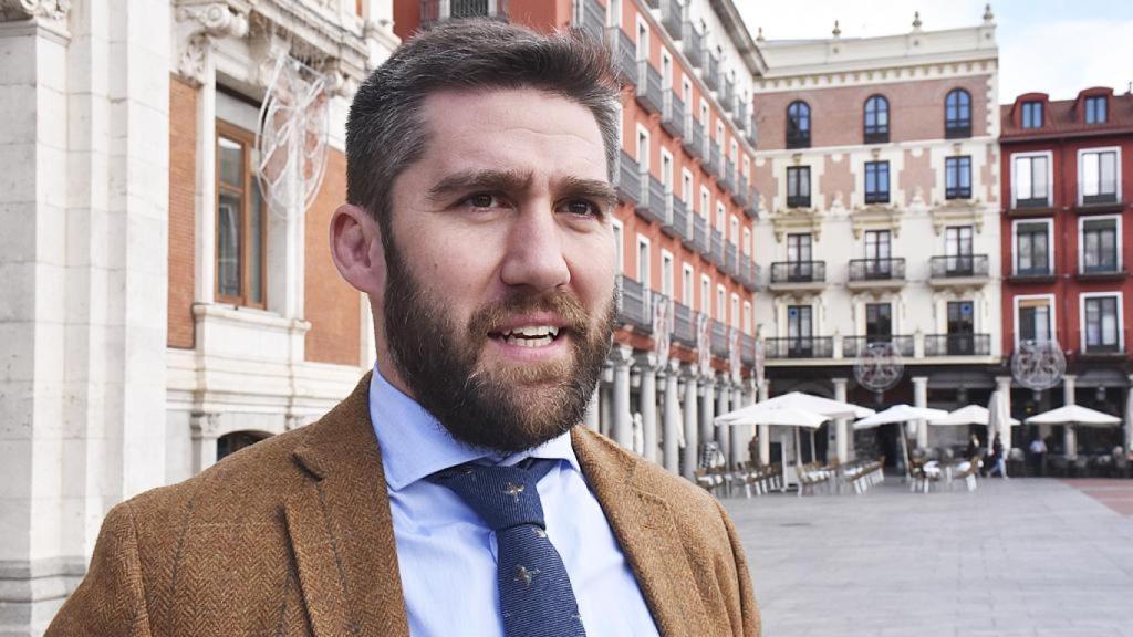 Francisco Blanco charlando con EL ESPAÑOL de Castilla y León.