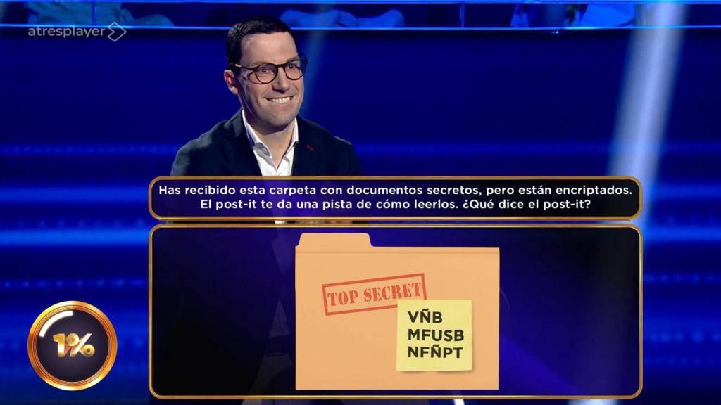 Ángel Izquierdo celebró antes de tiempo su victoria en 'El 1%' de Antena 3.