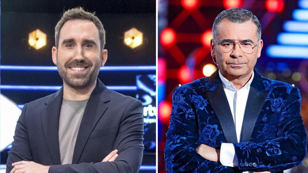 Aitor Albizua y Jorge Javier Vázquez en un montaje de BLUPER.