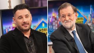 Andy (Andy y Lucas) y Mariano Rajoy en anteriores visitas a 'El Hormiguero'.