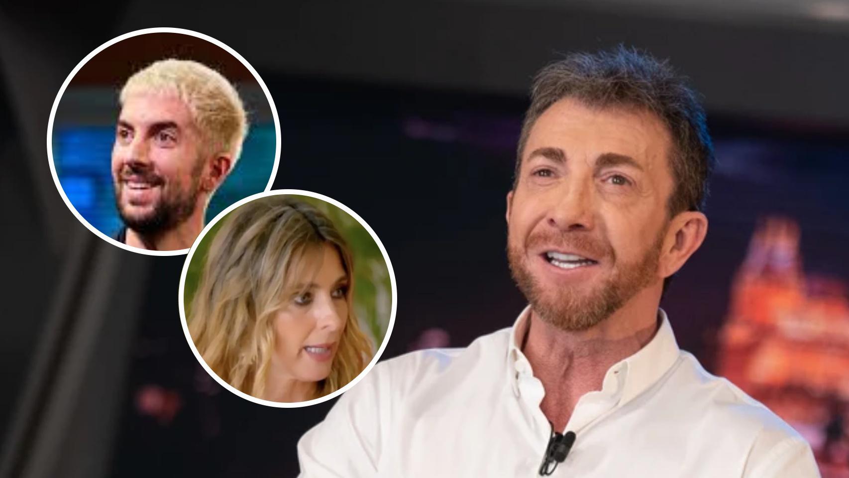 Pablo Motos junto a David Broncano y Sandra Barneda en un montaje de BLUPER.