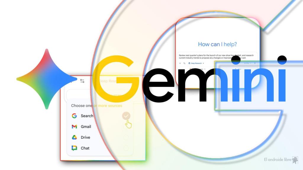 Fotomontaje inspirado en Deep Research Gemini