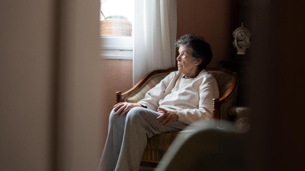 Maricarmen en su casa del distrito del Retiro, en Madrid.
