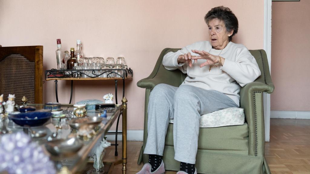 Maricarmen durante la entrevista con Madrid Total.