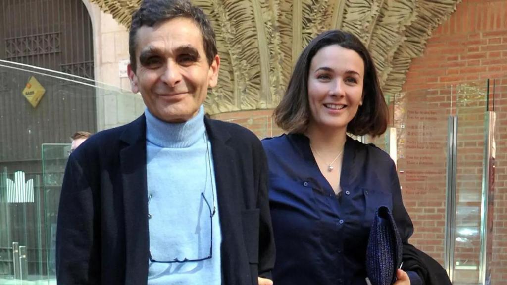 Imagen de archivo de Adolfo Domínguez junto a su hija Adriana Domínguez.