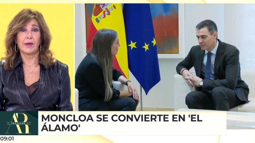 Ana Rosa Quintana, en su editorial de este viernes.