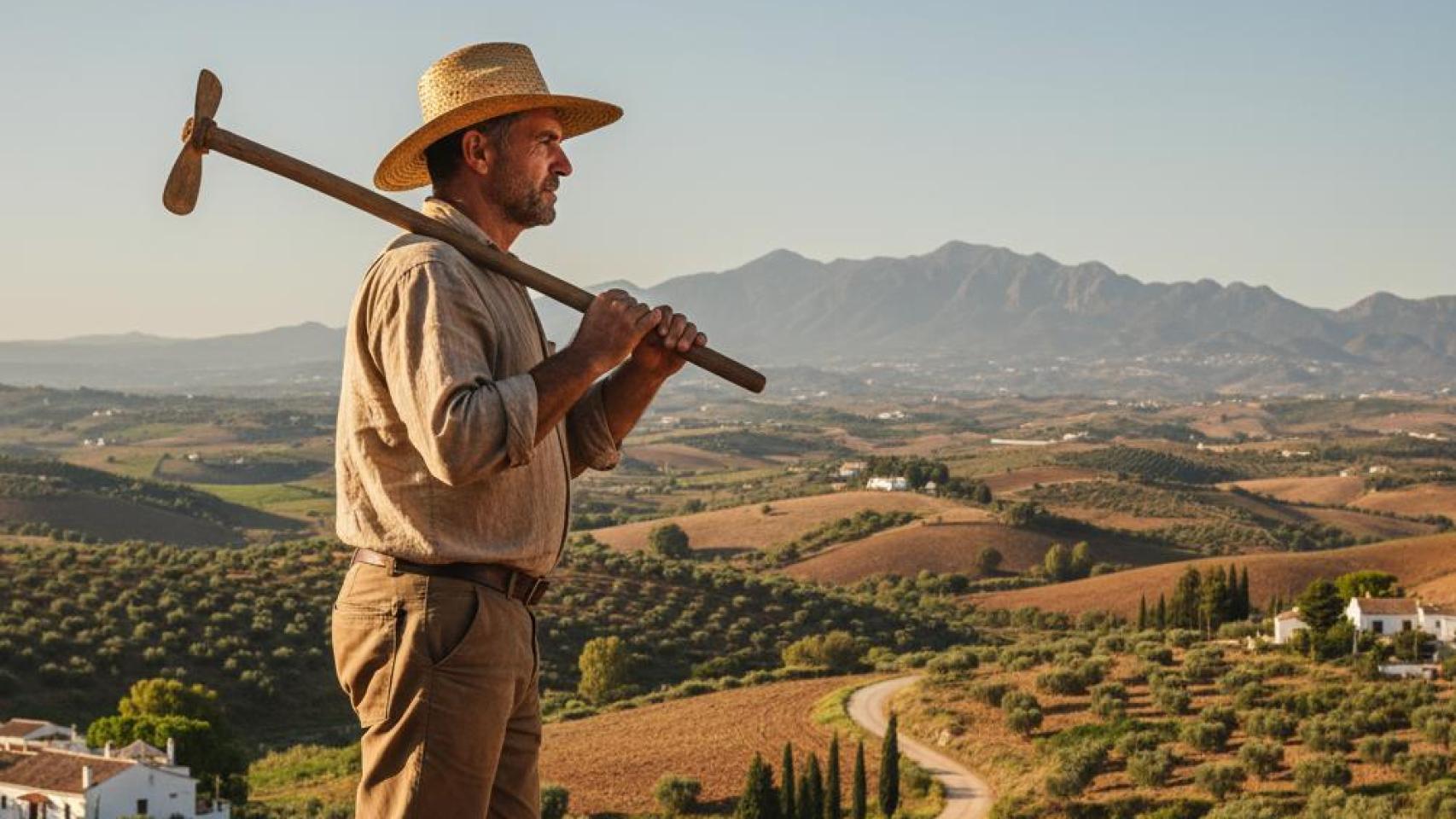 Imagen de un agricultor.