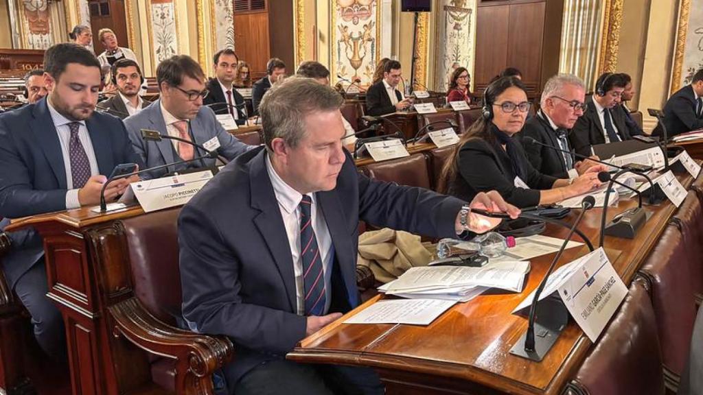 Emiliano García-Page en la 16ª Asamblea Regional y Local Euromediterránea, (ARLEM), que se celebra en Palermo (Italia).