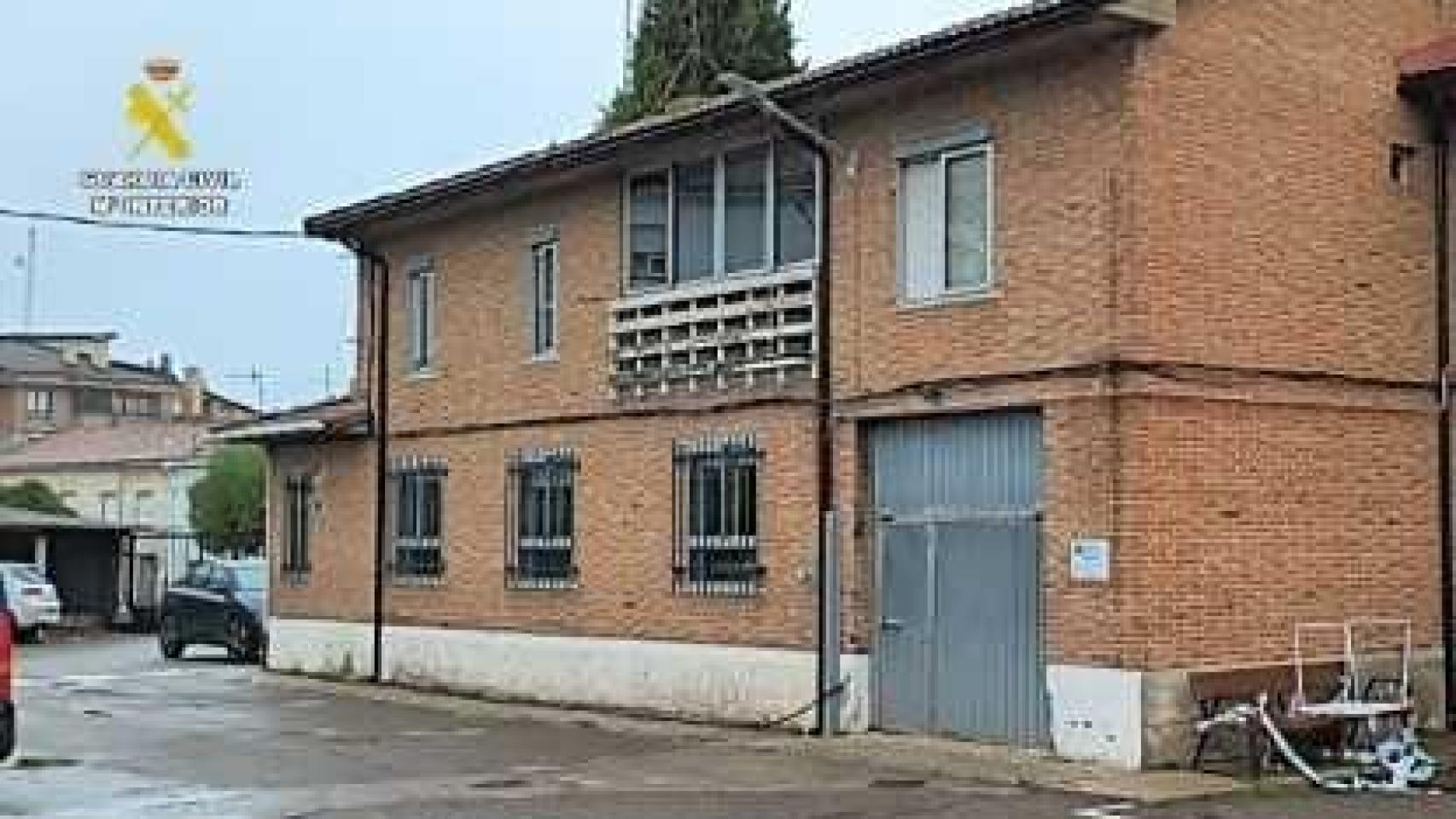 El cuartel de la Guardia Civil de Guardo