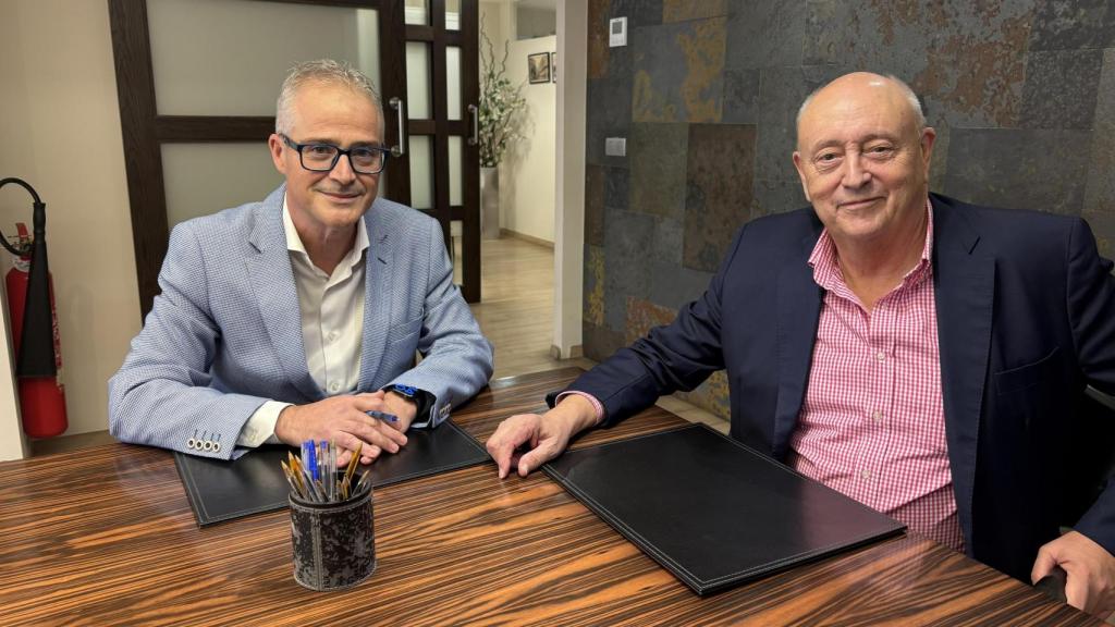 Los notarios de Garach Verdú, Francisco Javier Garach Aguado y José Perfecto Verdú Beltrán