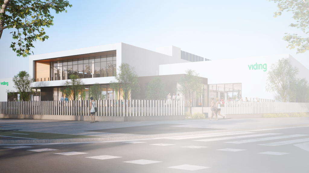 Infografía del gimnasio Viding en Valladolid