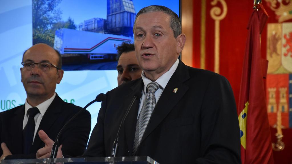 Javier Faúndez, durante la presentación de los presupuestos
