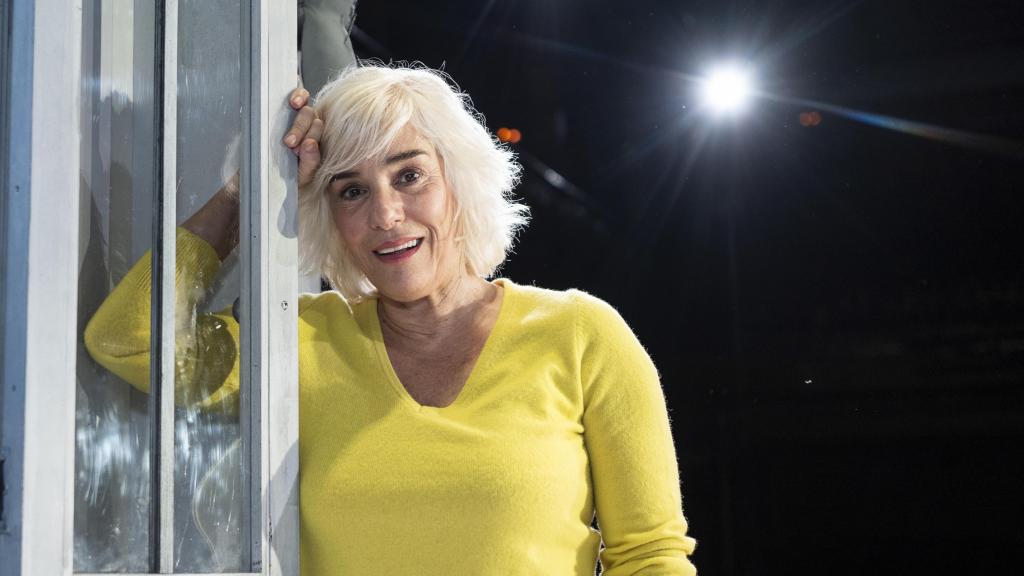 Anabel Alonso, en el escenario del Teatro Infanta Isabel.