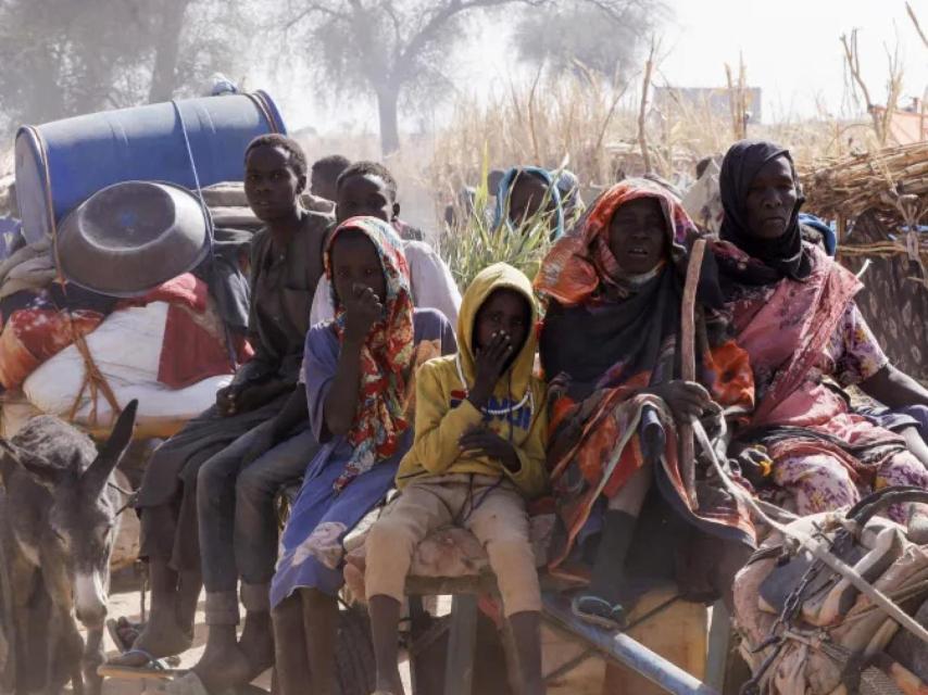 Desplazados por la guerra en Tawila, Darfur Norte, Sudán.