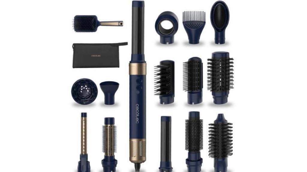 moldeador de pelo CeramicCare 14in1 AirGlam Luxury  Cecotec