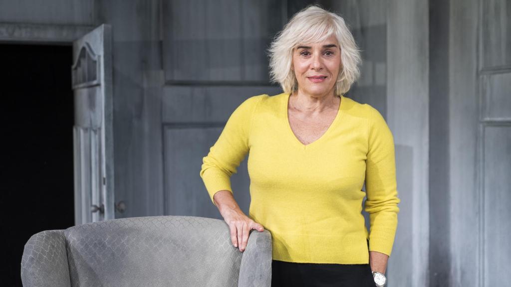 Anabel Alonso, en el escenario del Teatro Infanta Isabel.