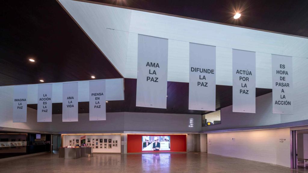 Yoko Ono. Insound and Instructure. Vista de la exposición en el MUSAC, Museo de Arte Contemporáneo de Castilla y León, 2025. Fotografía: Imagen MAS © Yoko Ono.