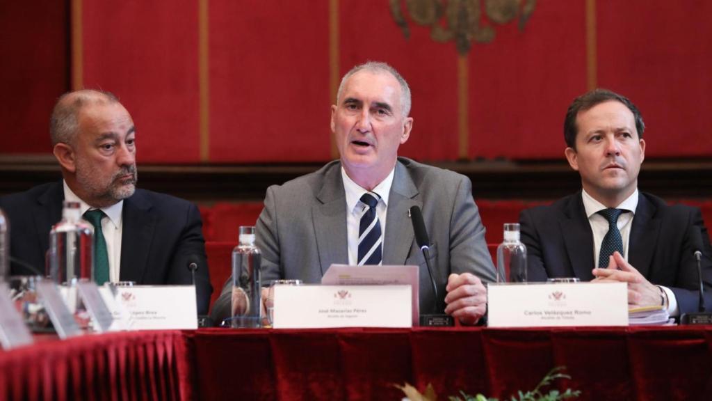 Julián Garde, José Mazarías y Carlos Velázquez.