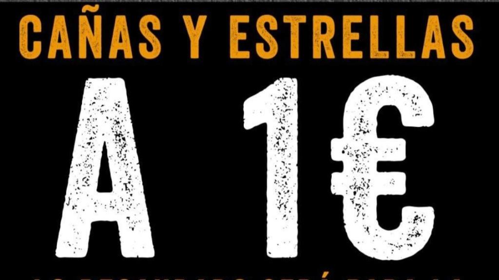 Cañas y cervezas a 1€ en un local de Riazor, en A Coruña, para ayudar a la lucha contra el cáncer