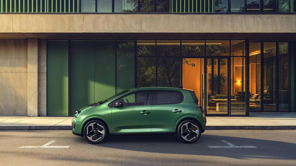 Silueta del nuevo Renault Twingo eléctrico