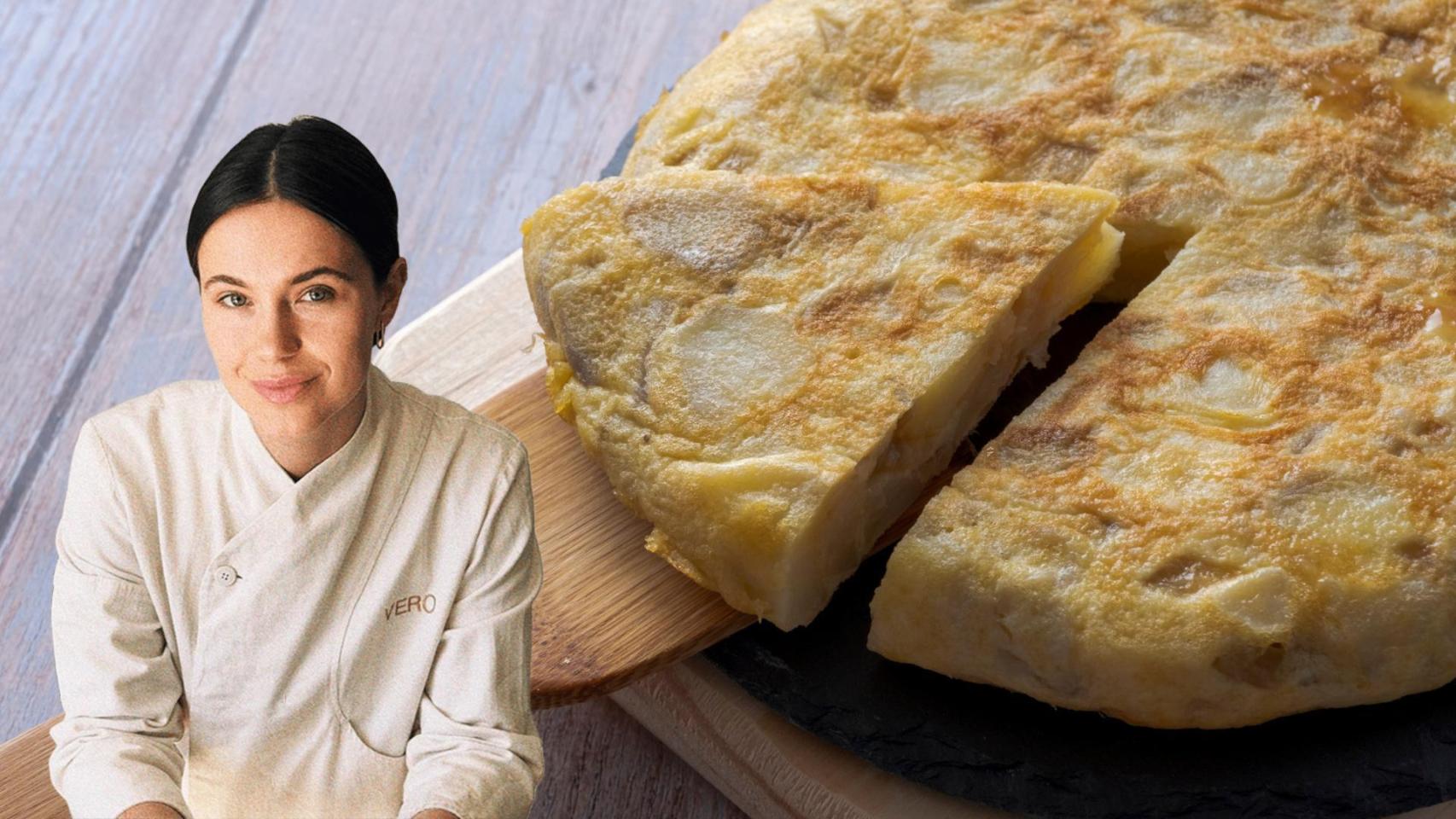 La chef Vero Gómez en un montaje.