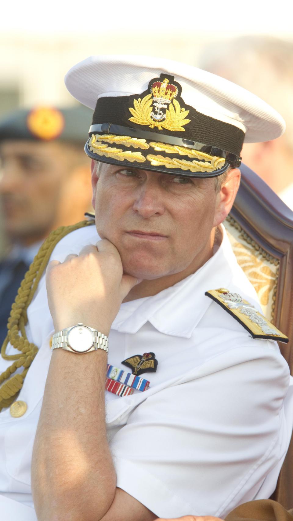 Uno de los títulos que ha perdido el príncipe Andrés es el título honorífico de Vicealmirante de la Marina.