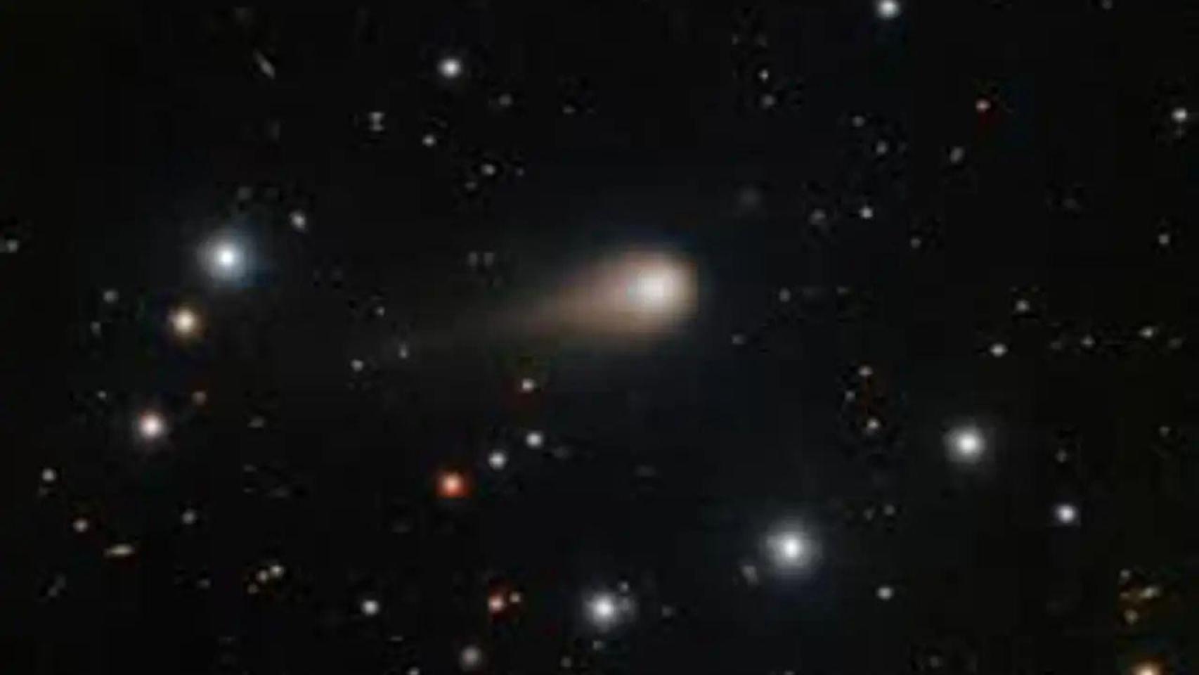 El cometa interestelar 3I/ATLAS visto por el telescopio Gemini South en Chile.