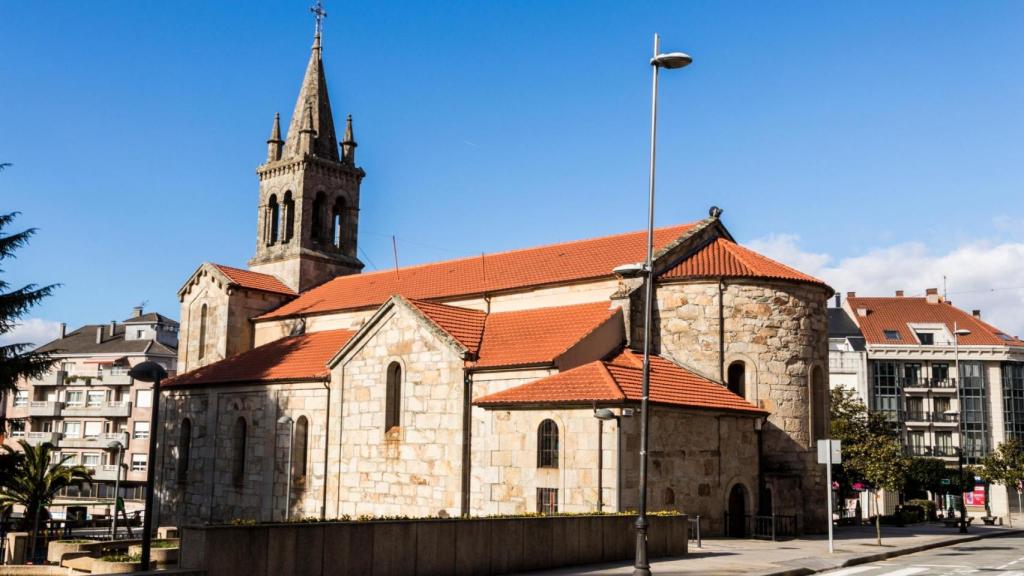 Parroquila de Nuestra Senora de los Dolores, en Lalín (Pontevedra)
