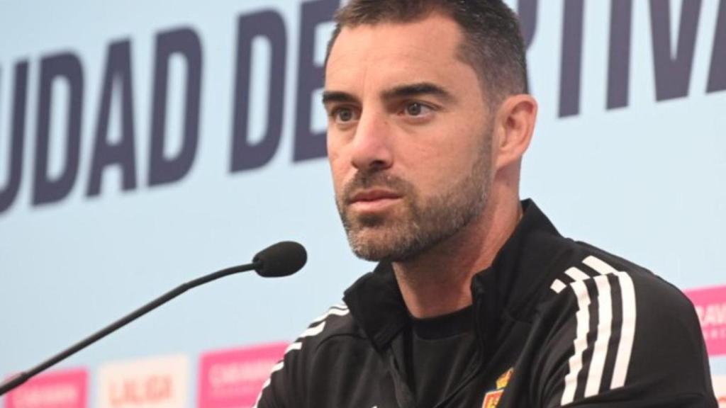 Rubén Sellés, entrenador del Real Zaragoza.