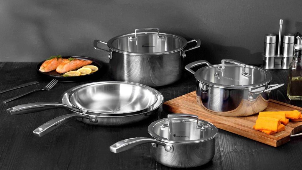 Gama Legacy de ollas y sartenes.
