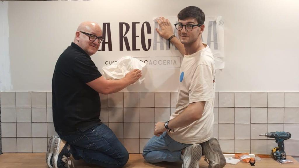 Toño y Nicolás, padre e hijo.