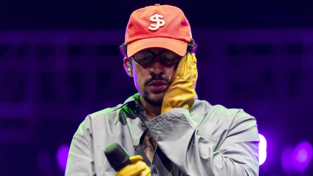 El cantante Bad Bunny. Foto: Europa Press / Ramon ''Tonito'' Zayas