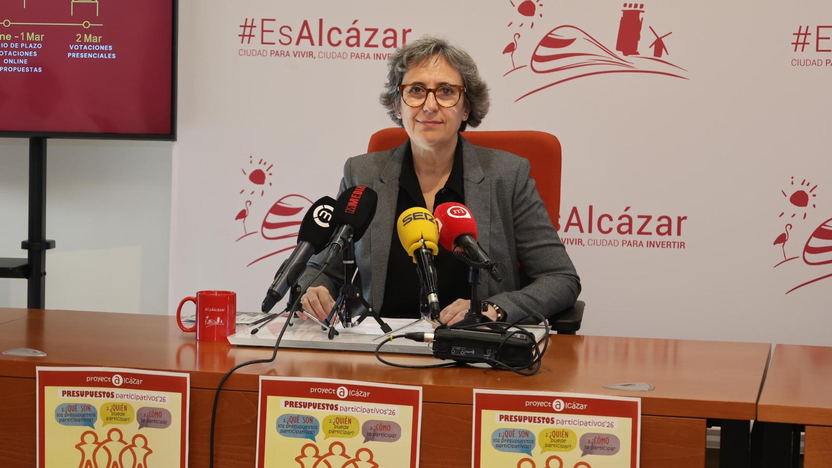 Cristina Perea, concejala de Participación Ciudadana. Foto: Ayuntamiento de Alcázar.