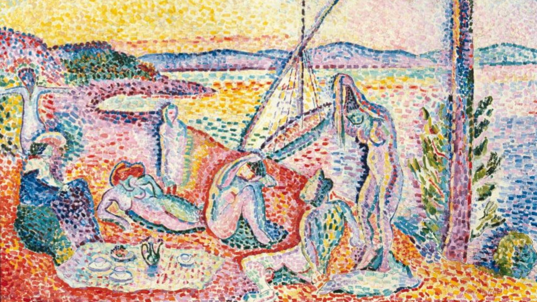 Henri Matisse: 'Lujo, calma y voluptuosidad, vol. 1' (fragmento), 1904. Foto: Centre Pompidou, MNAM-CCI/Philippe Migeat/Dist. GrandPalaisRmn