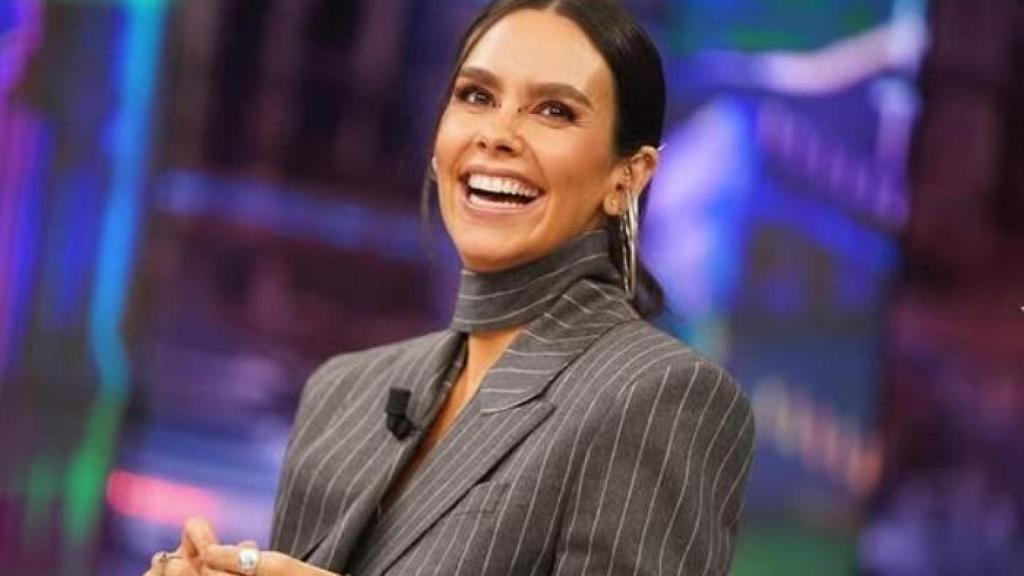 Cristina Pedroche durante una visita a El Hormiguero.