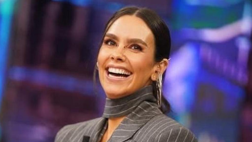 Cristina Pedroche durante una visita a El Hormiguero.